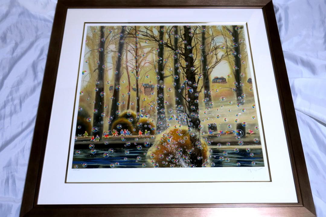 【ヒロ・ヤマガタ】　晩秋　シルクスクリーンシート　山形博導　額装可