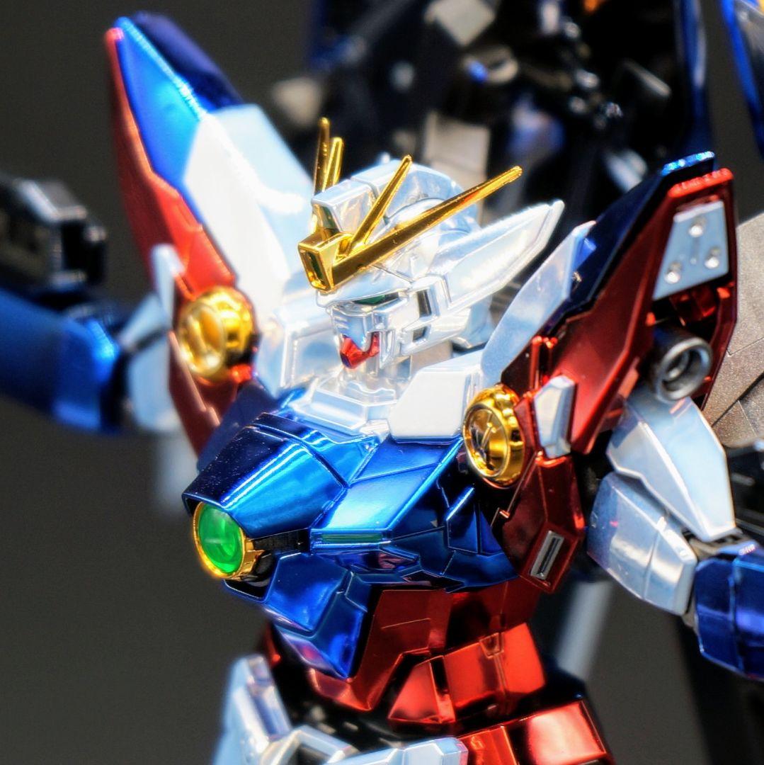 完成品【メッキ仕様】MG ウイングガンダム プロトゼロ EW 塗装 メカニカル