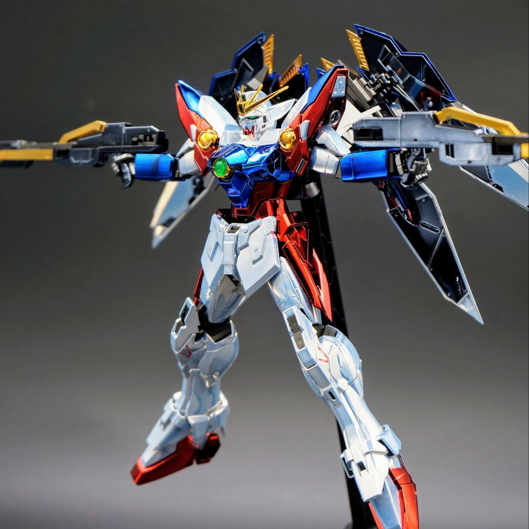 完成品【メッキ仕様】MG ウイングガンダム プロトゼロ EW 塗装 メカニカル