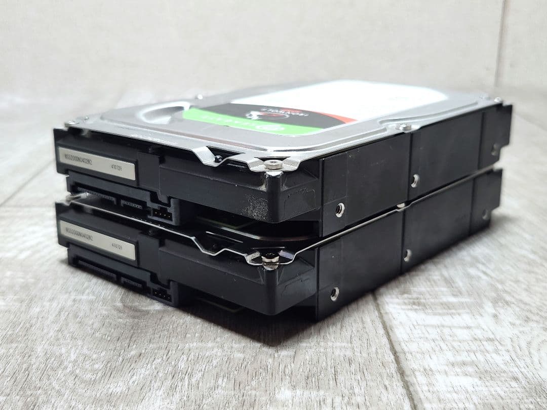 2点まとめ Seagate IronWolf 2TB NAS HDD 中古