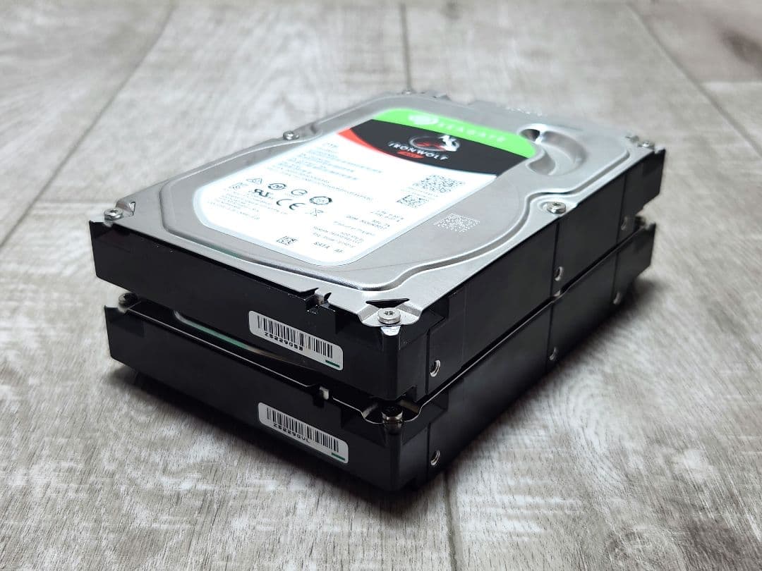 2点まとめ Seagate IronWolf 2TB NAS HDD 中古