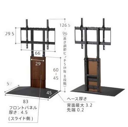 s*a様 イコールズ WLTVJ5238 オーク V4 テレビスタンド フロアタ