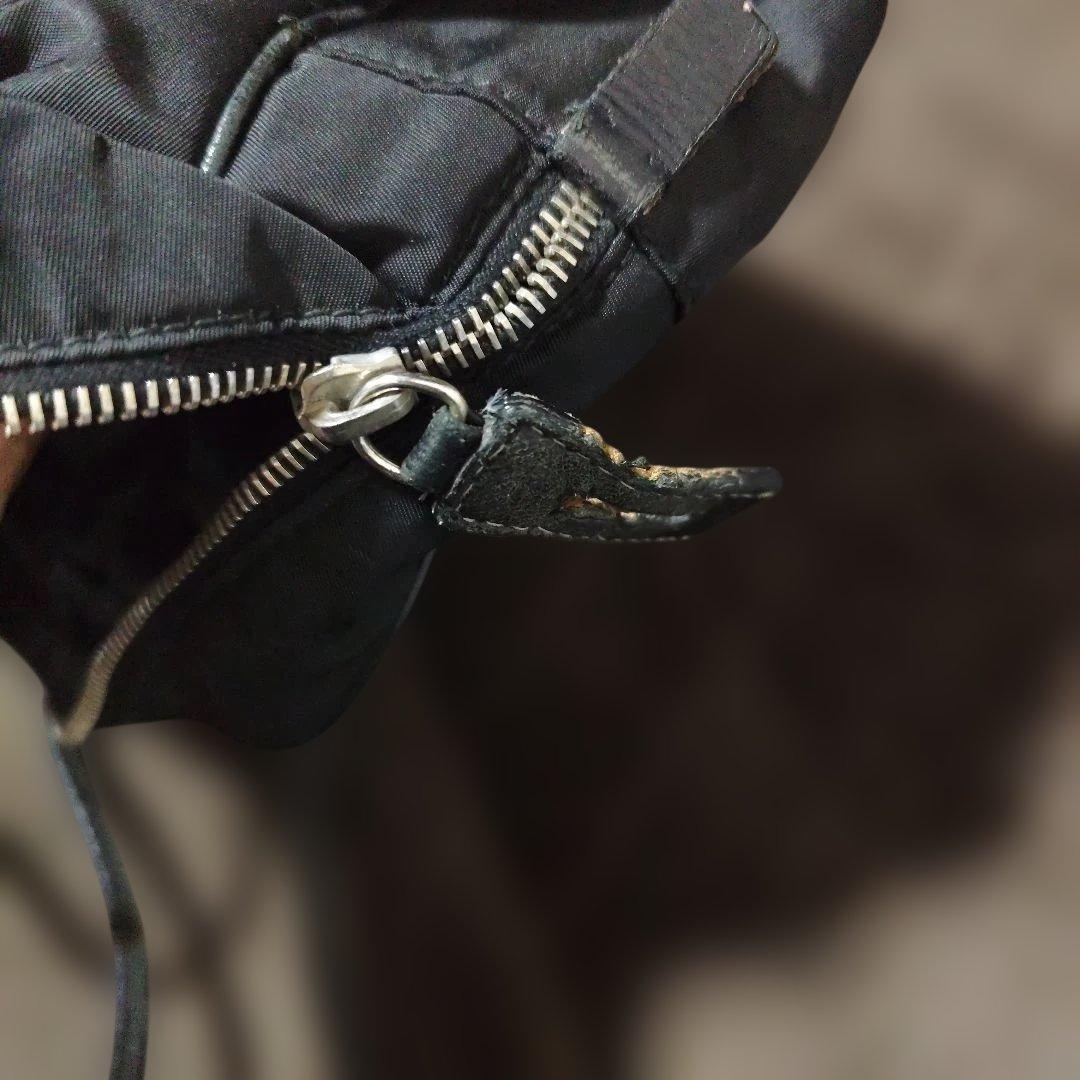 プラダ　ナイロン　レザー　ハンドバッグ　ショルダーバッグ