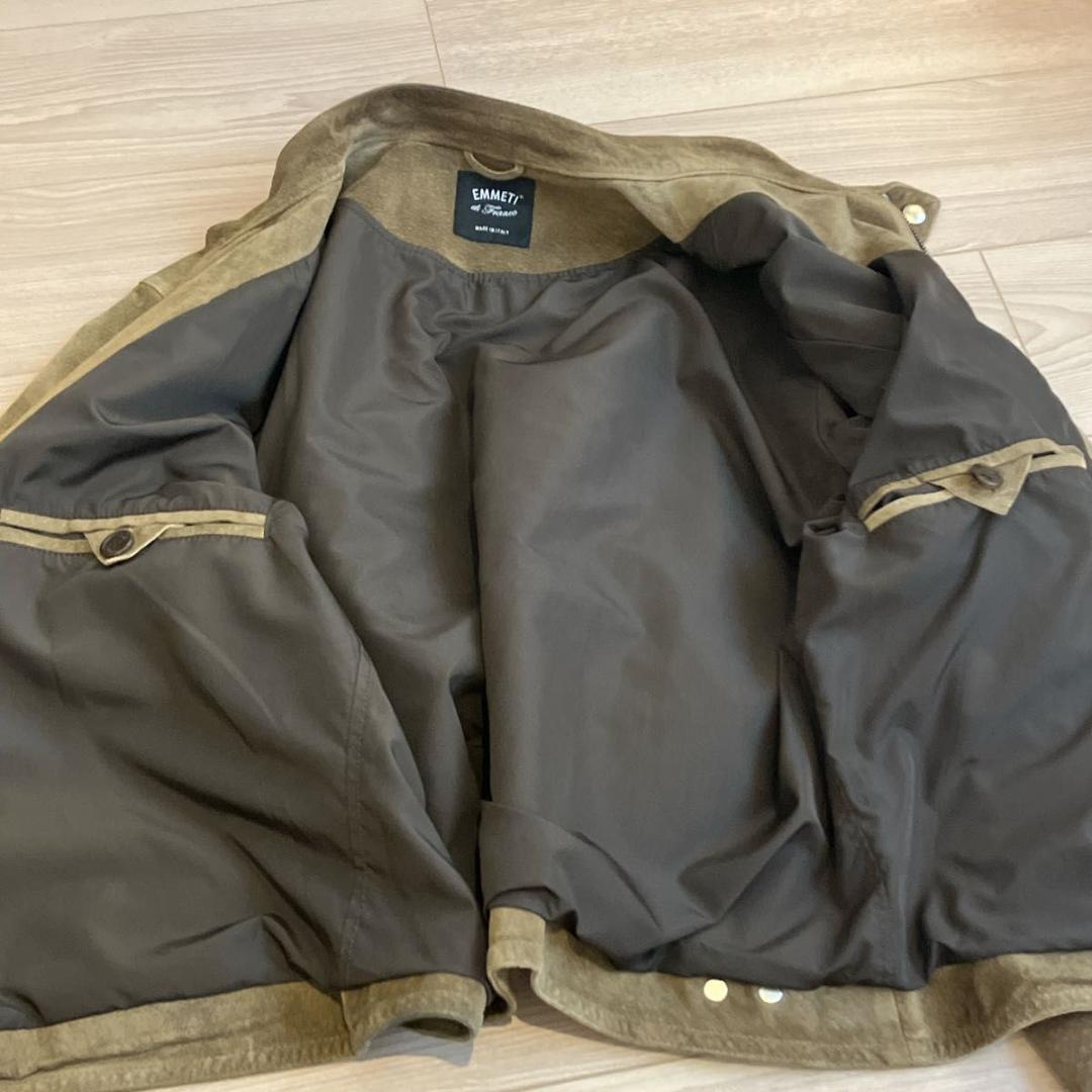 EMMETI H UOMO 干場義雅 別注 スエード ライダース