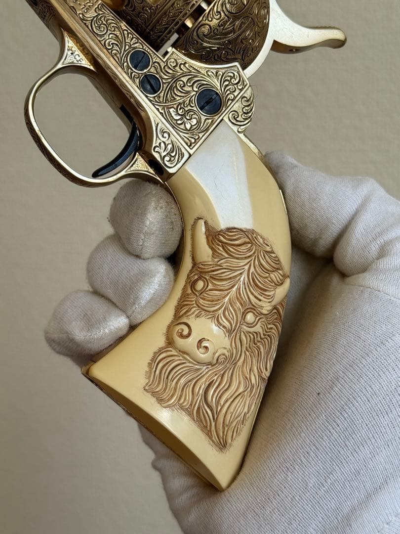 専用額縁付 マルシン コルト SAA ルーズベルト SMG 金属 モデルガン