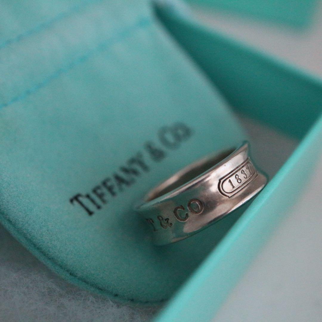 箱袋有り✨美品✨9号Tiffany1837シルバー925リングティファニー