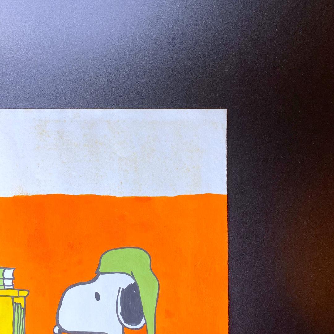 【模写】一点限り！ チャールズ・M・シュルツ サイン入 ドローイング スヌーピー