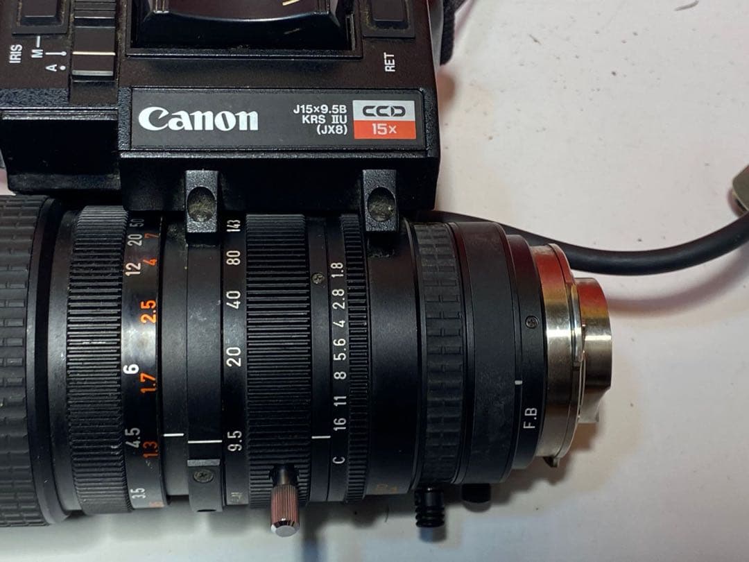 Canon J15x9.5B KRS IIU 業務用ビデオカメラ レンズ