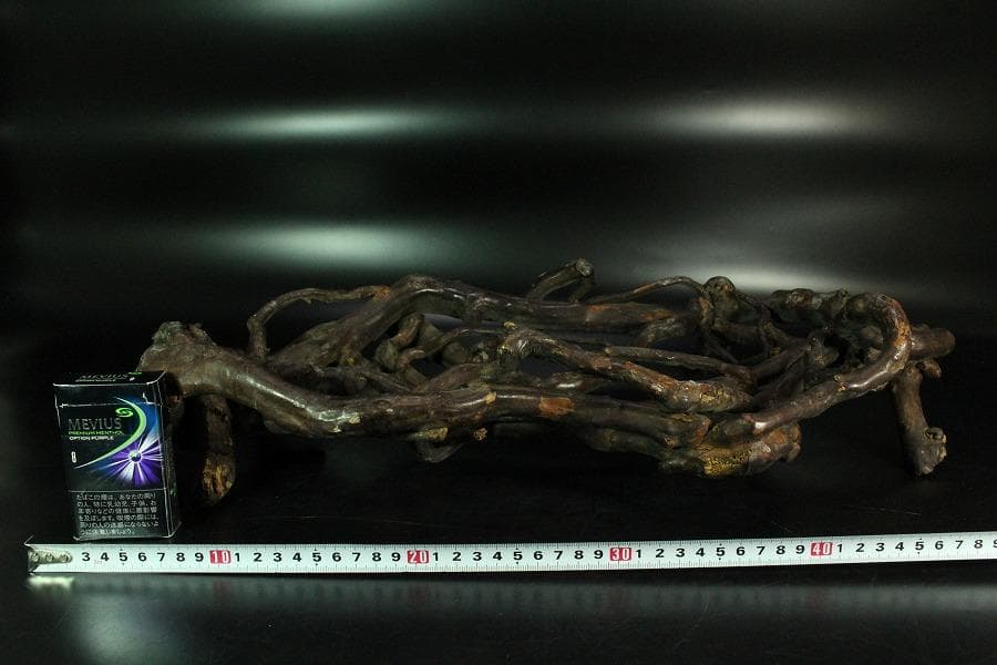 奇木 時代 根木 飾り台 自然木 55cmx30cm(K-RC951)