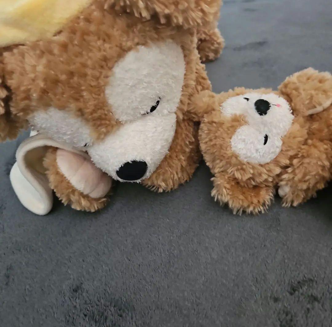 ダッフィーBIGお昼寝ぬいぐるみ、抱きまくら2点セット 　定価1万円以上！