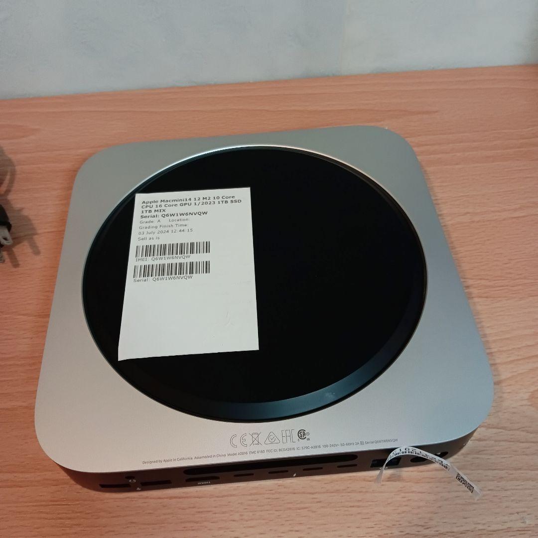 394極美品！Apple Mac mini M2 16GB 1TB 2024