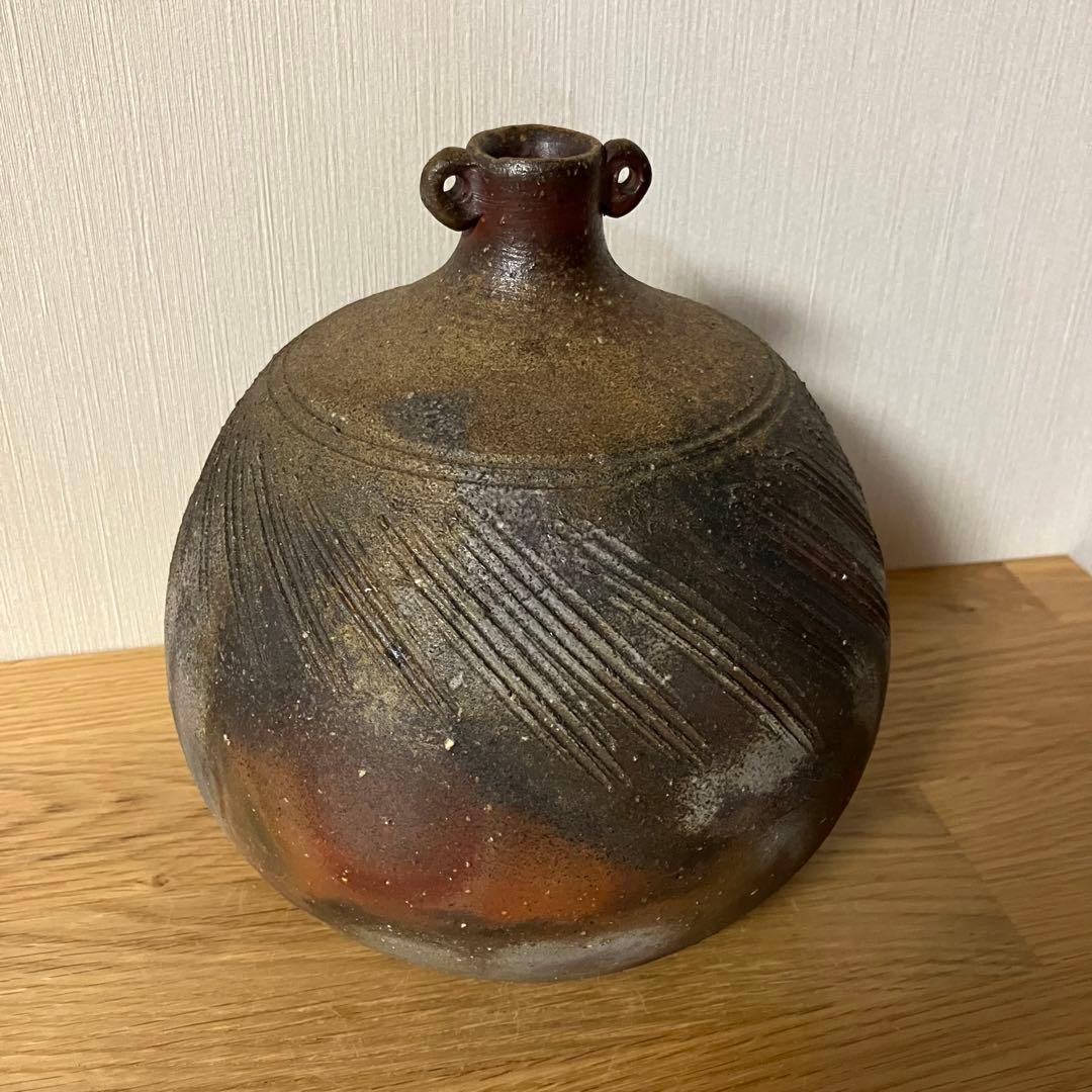 備前焼　一輪挿し　花瓶　花器