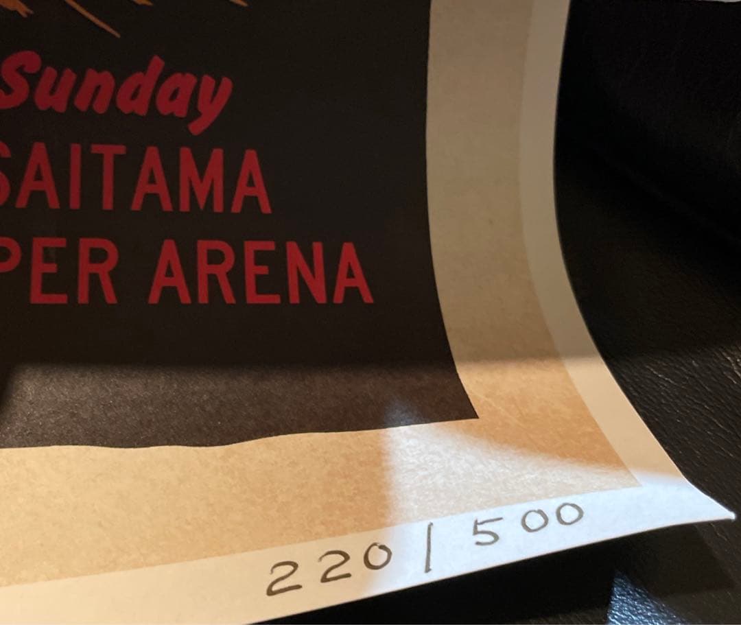 GUNS N' ROSES 2017 リトグラフ 埼玉ゴジラ