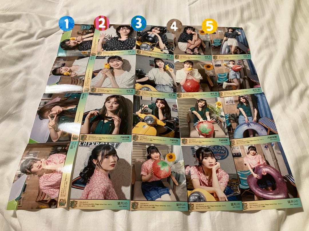 ナナニジ　Summer Live 2024　act2衣装　ブロマイド　バラ売り