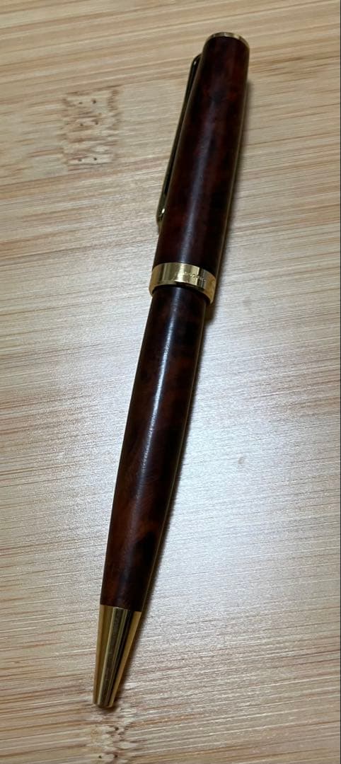 TIFFANY&Co ブライヤー製 ツイスト式ボールペン