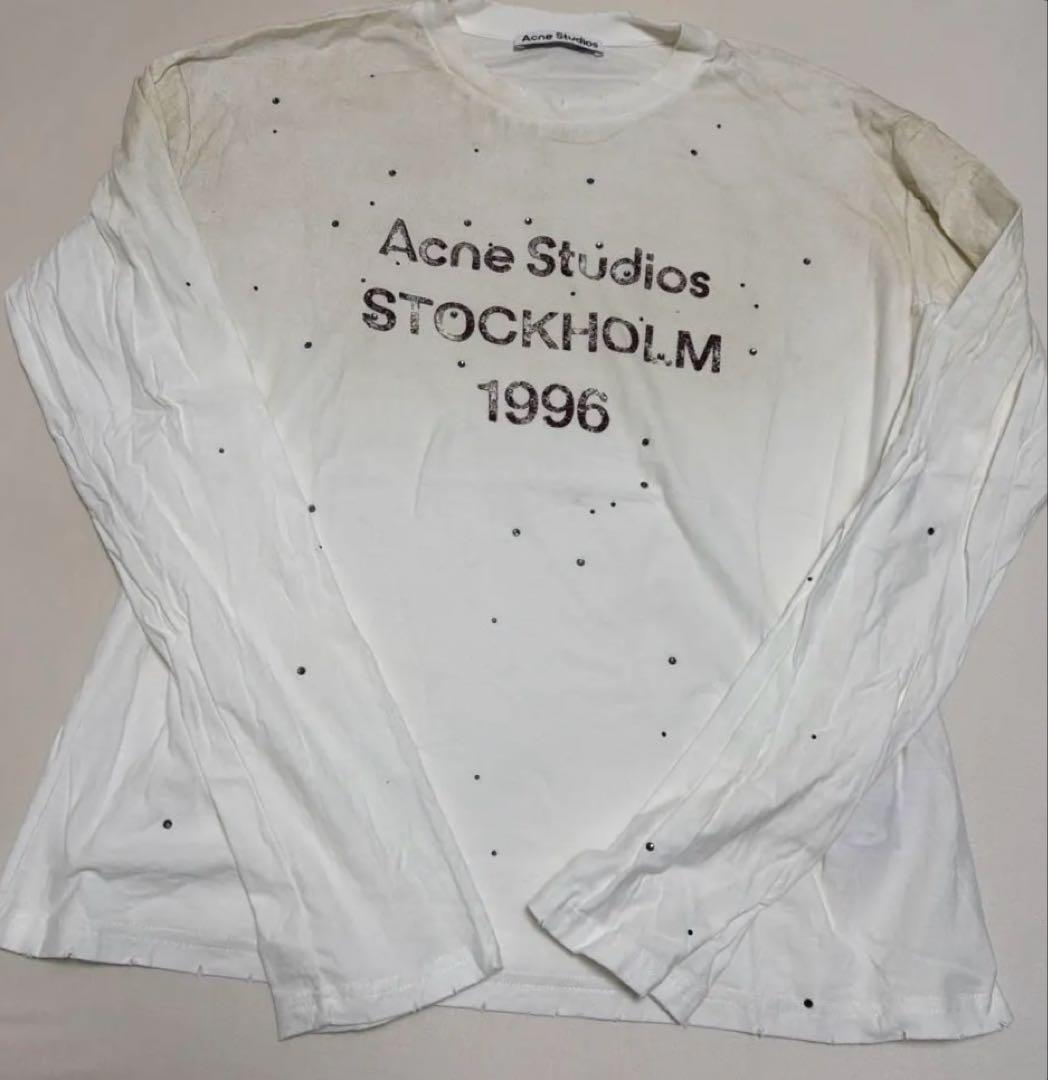 Acne Studios ストーン装飾 ロングスリーブTシャツ 1996年