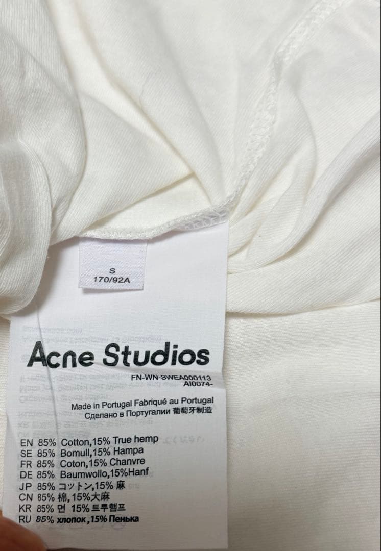 Acne Studios ストーン装飾 ロングスリーブTシャツ 1996年