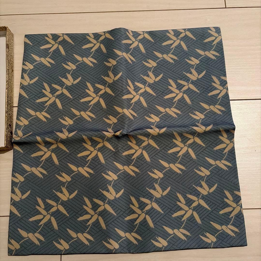 【茶道具】藪内流　笹緞子出帛紗　いぬい老舗