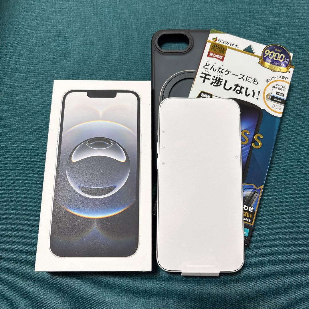 iPhone16e 128GB ホワイト 新品 SIMフリー おまけつき