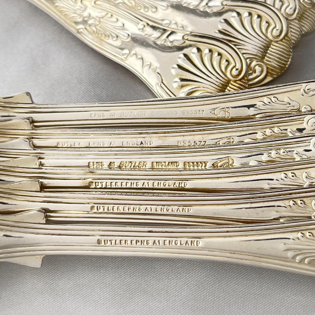 【e Butler】キングスパターンのディナーセット 6名用42本組