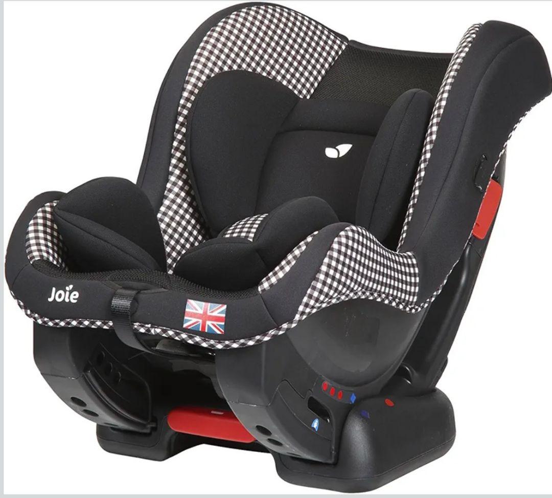 【Joie】 送料込 / 車用チャイルドシート キャノピー付 キングダムチェック