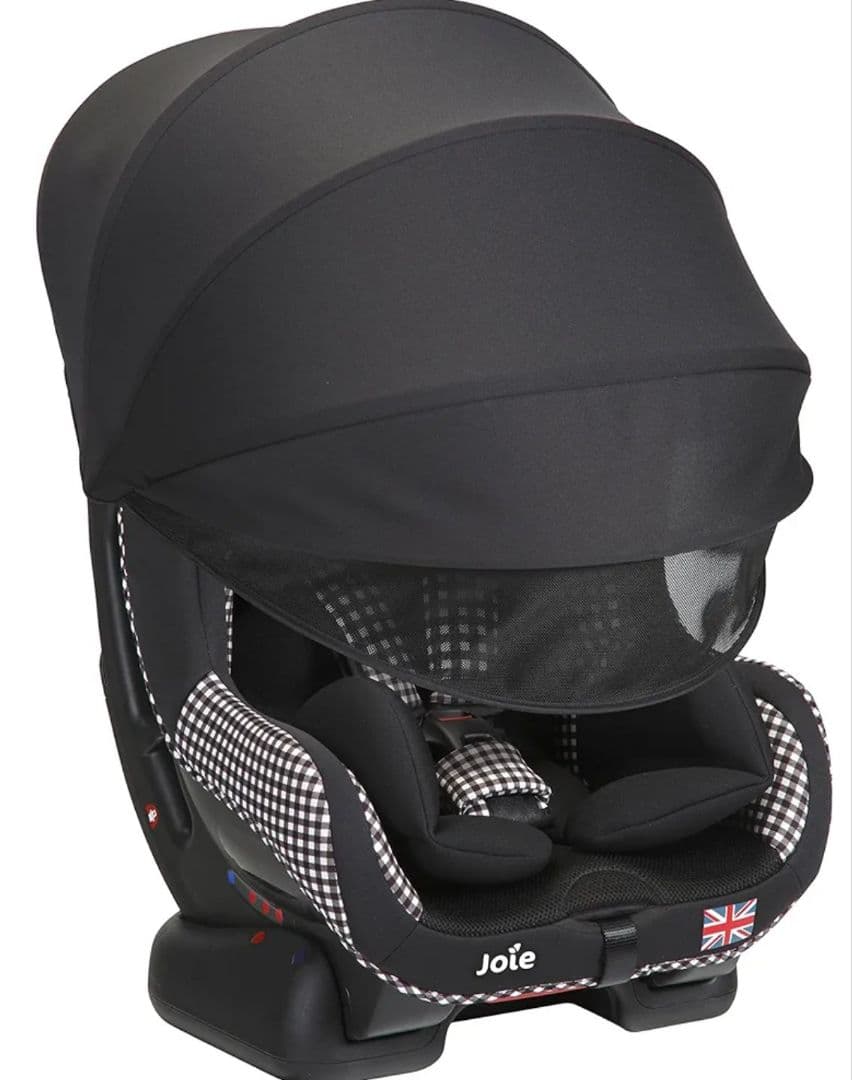 【Joie】 送料込 / 車用チャイルドシート キャノピー付 キングダムチェック