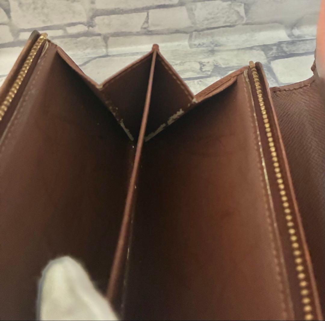 『美品』ルイヴィトン 二つ折り財布 ポルトモネ ビエ トレゾール モノグラム