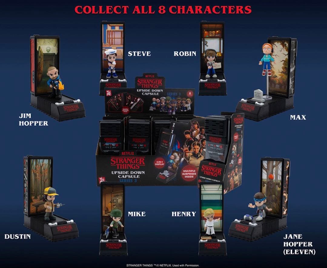 『ストレンジャーシングス未知の世界』「ブラインドボックス」シリーズ3 1BOX