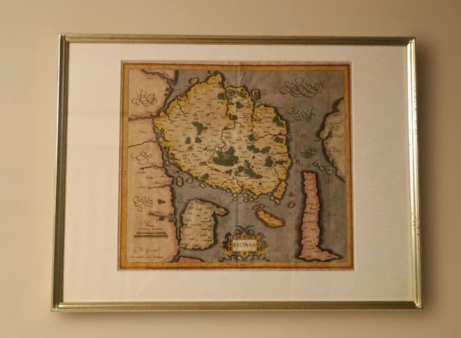 額装品　G.MERCATOR メルカトル　「FIONIA」デンマーク　稀少　美品