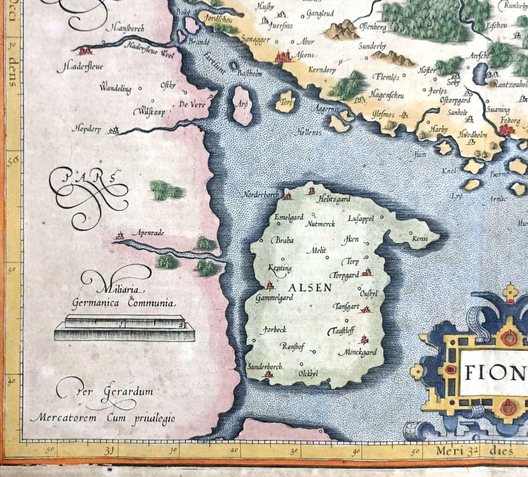 額装品　G.MERCATOR メルカトル　「FIONIA」デンマーク　稀少　美品