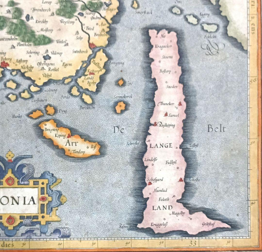 額装品　G.MERCATOR メルカトル　「FIONIA」デンマーク　稀少　美品