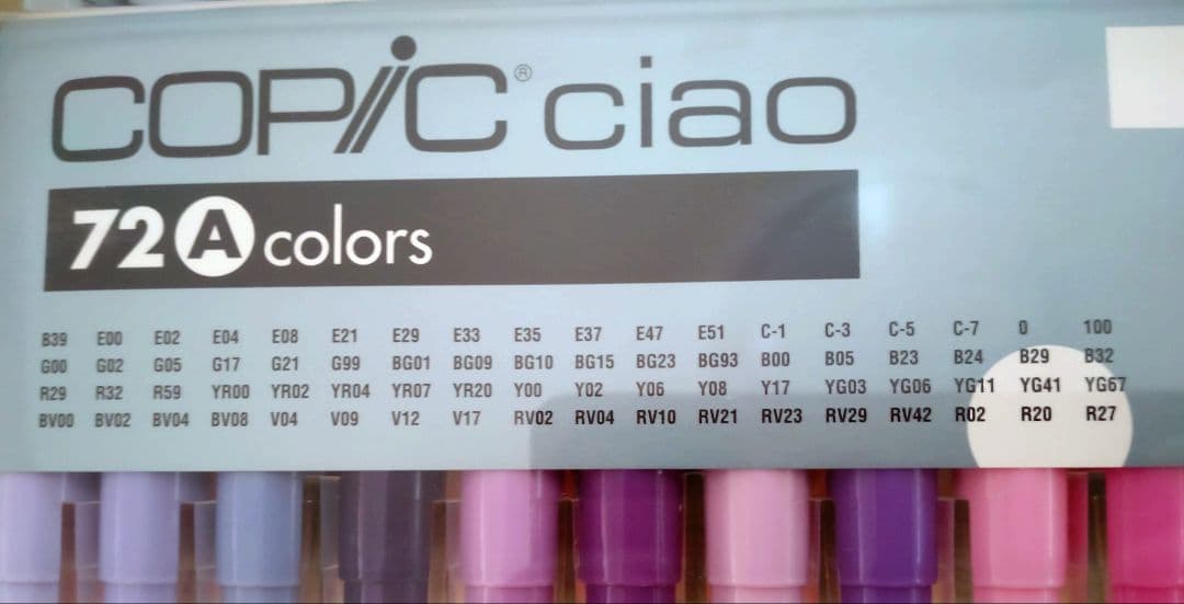 コピック チャオ 72色 Aset アルコールマーカー