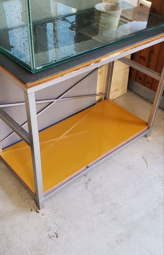 GEX900オールガラス水槽、水槽台、LED照明　引き取り限定