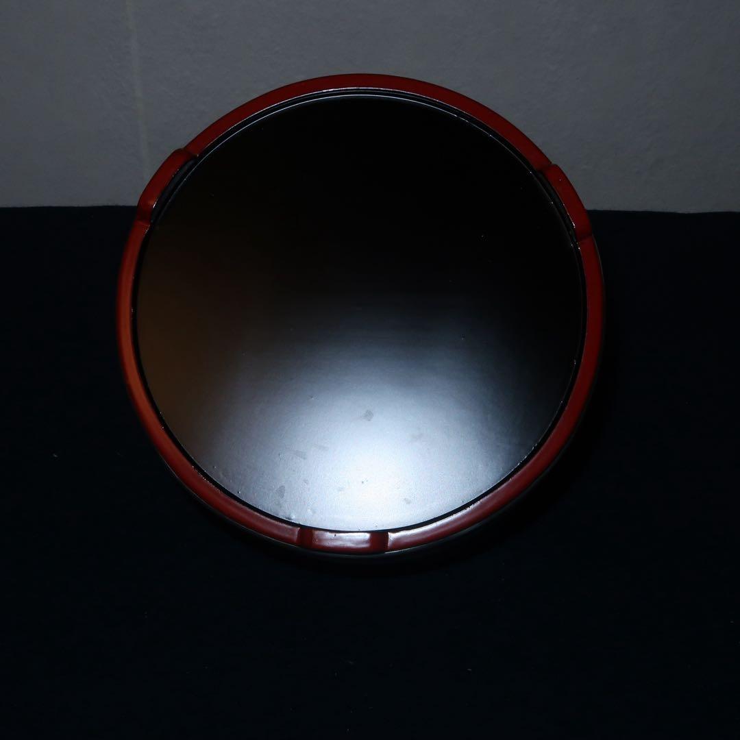 【茶道具】岡本陽斎作　朱銀手桶　水指