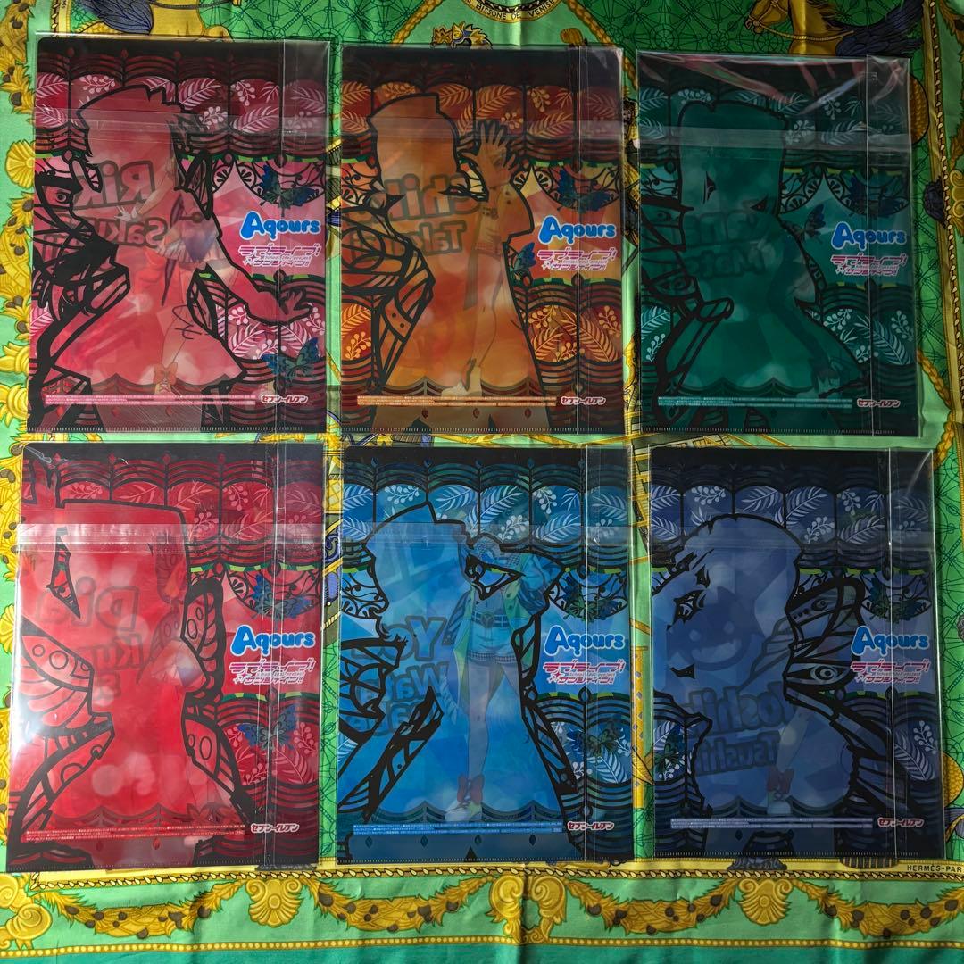 ラブライブ！サンシャイン!! A4クリアファイル 計12種16枚 セブンイレブン