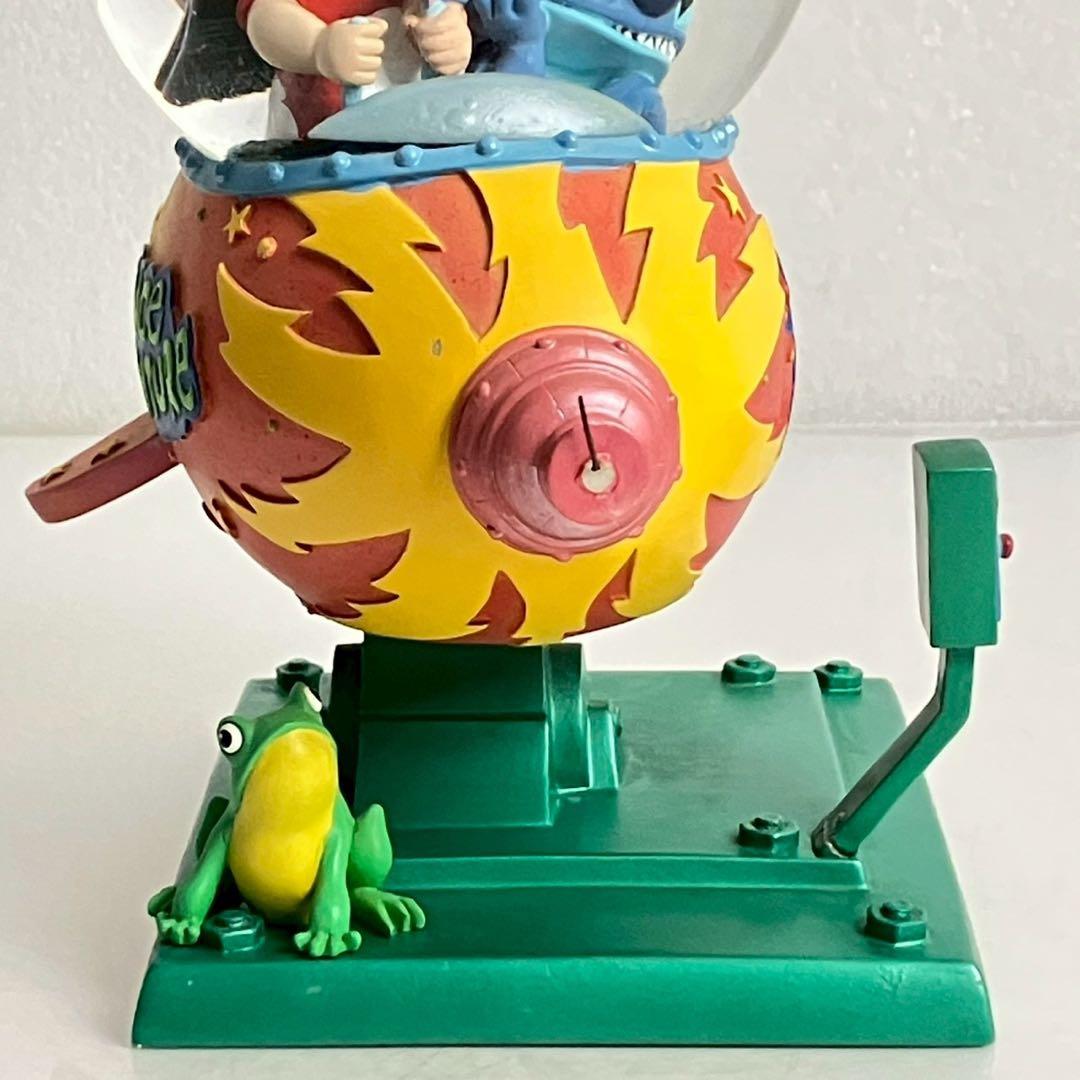 リロ&スティッチ フィギュア スノーグローブ オルゴール 25周年ピンズ付き