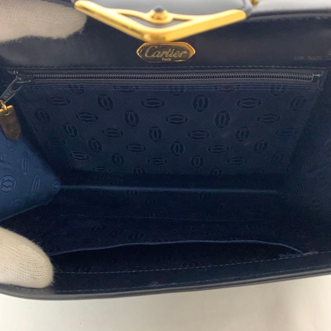 Cartier カルティエ サファイアライン チェーン ショルダーバッグ