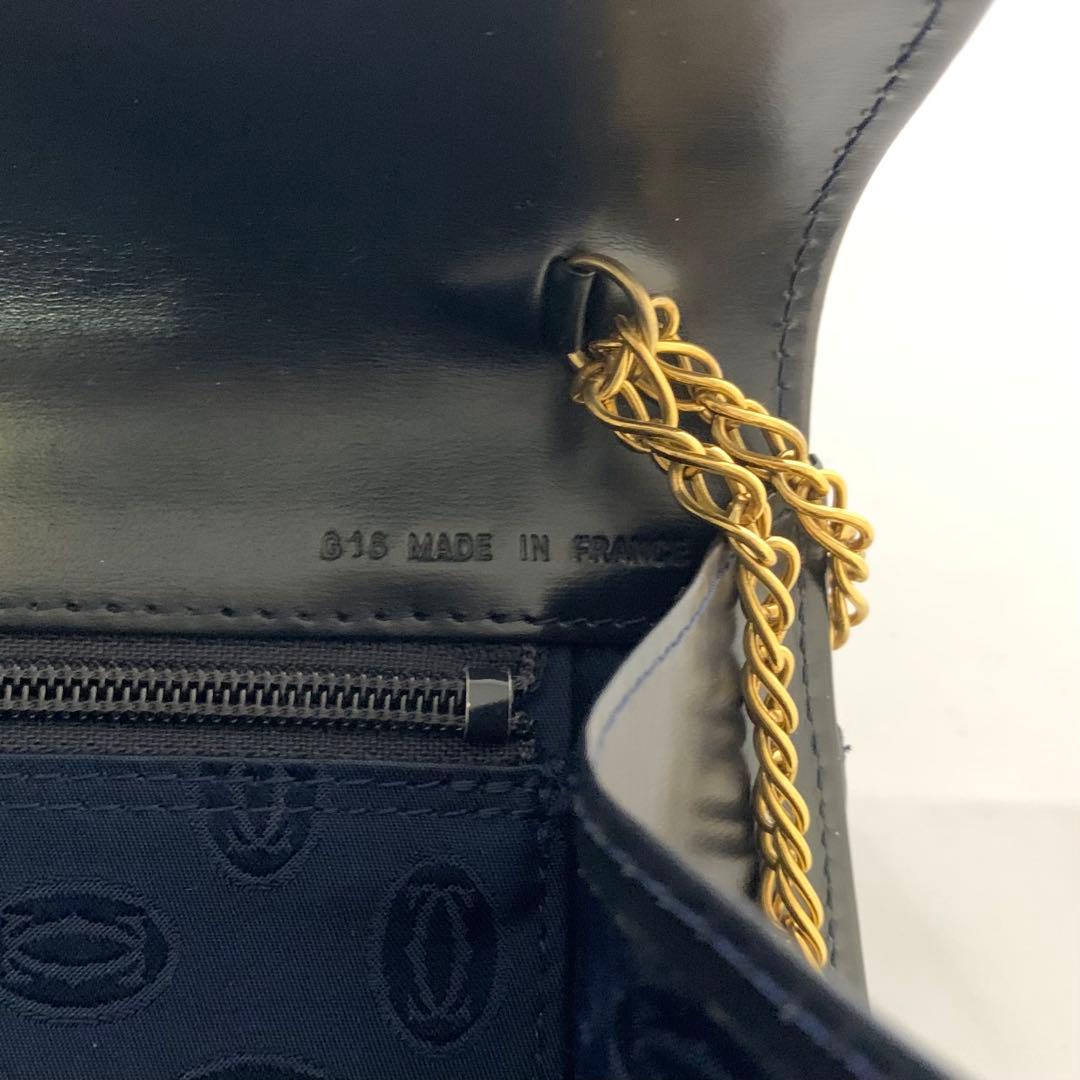 Cartier カルティエ サファイアライン チェーン ショルダーバッグ