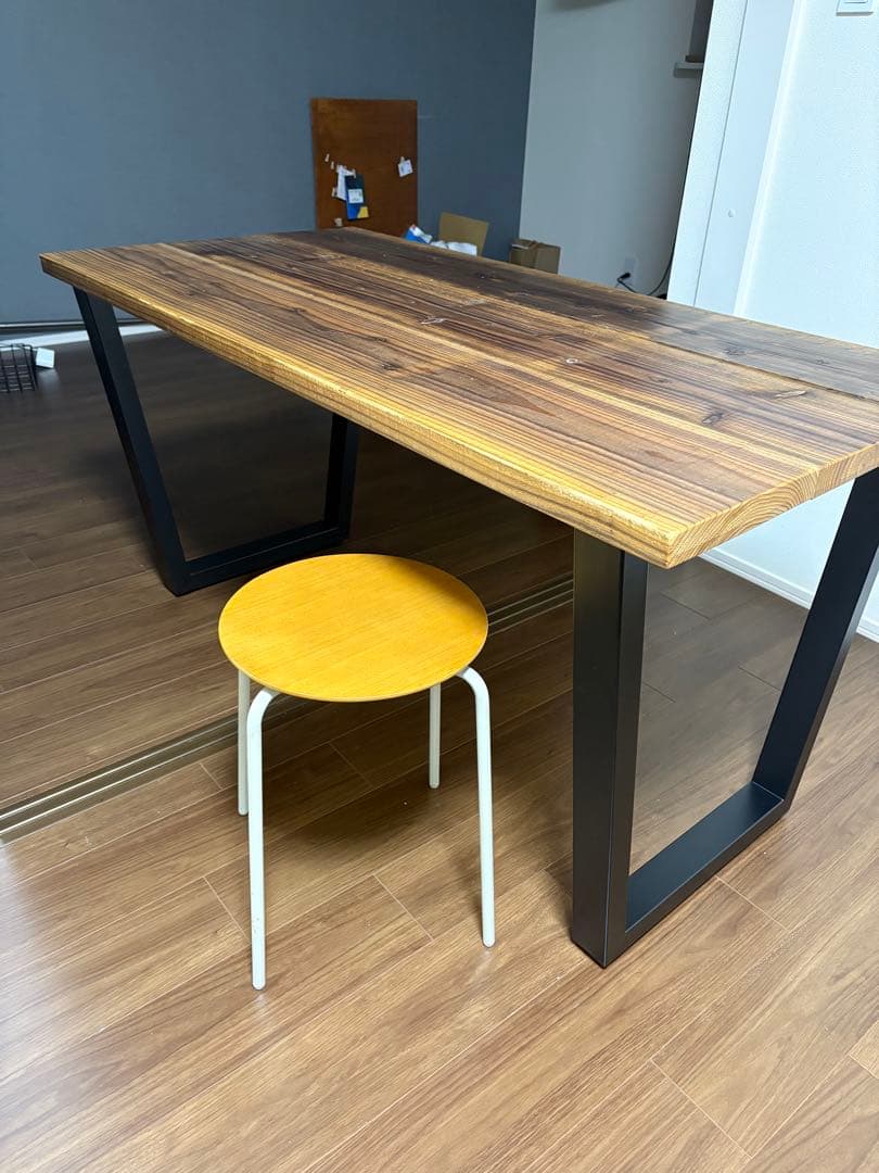 バツ送料込KANADEMONO ダイニングテーブル 140✖️70✖️71