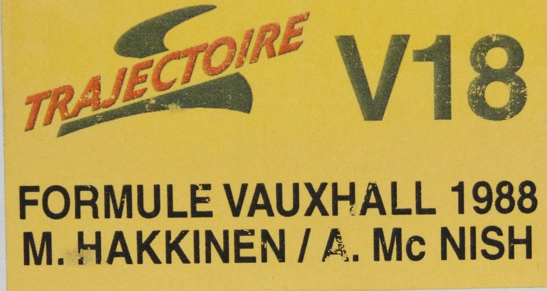 仏製フォーミラー・ボクスホール　１９８８ハッキネン　メタル・レジンキット１／４３