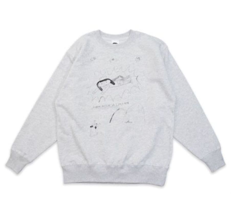 あいみょん ヘブンズベーカリー お助けスウェット L アッシュ 紙ナプキン