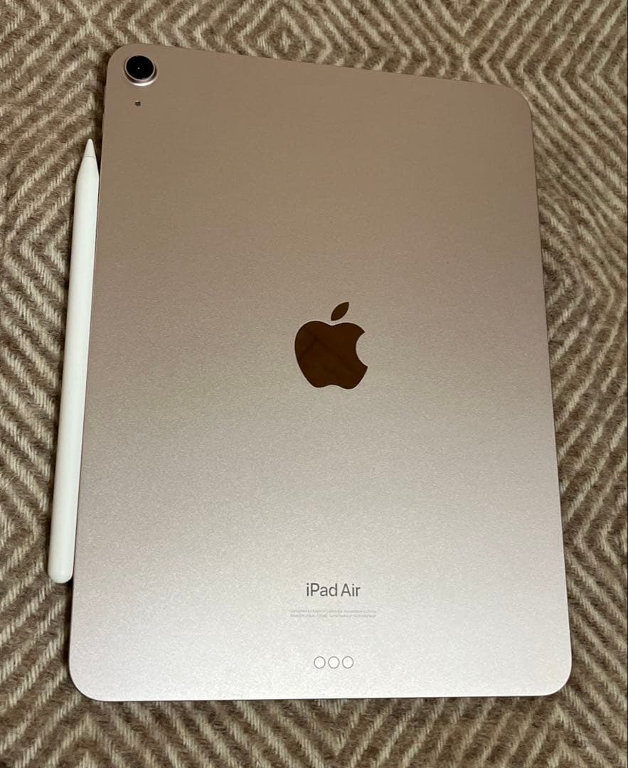 【美品】iPadAir第5世代ローズゴールドApple Pencil第2世代付き