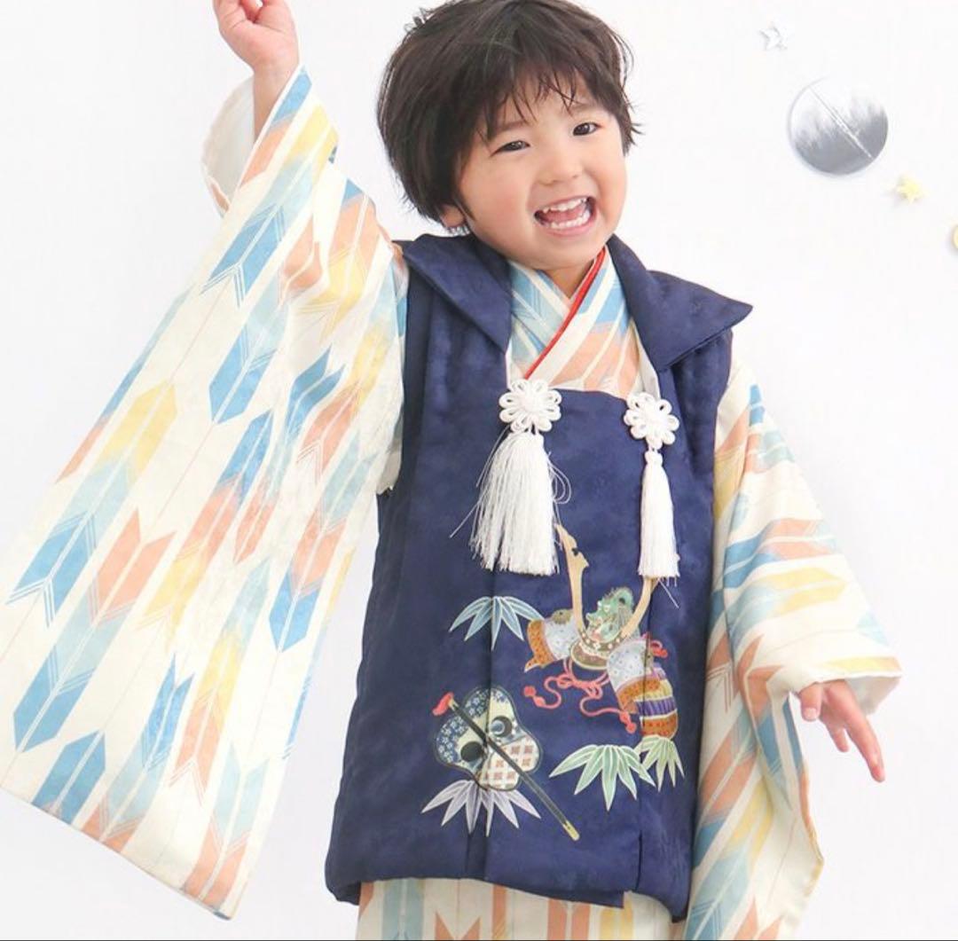 七五三 男の子 3歳 被布 8点フルセット