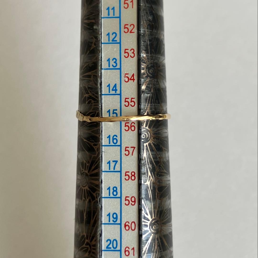 K10 10金　15号　リング　75