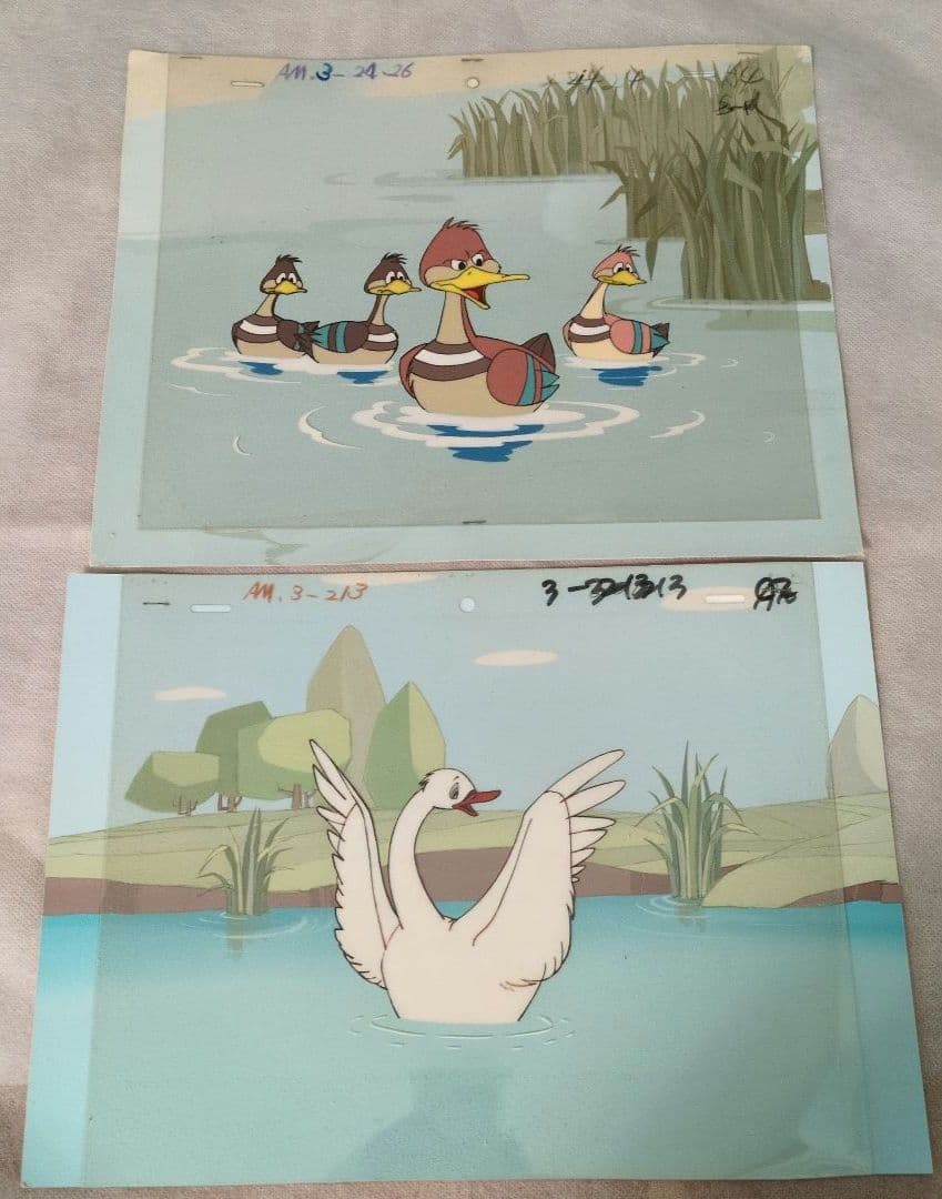 最終値下げ❤️アンデルセン物語「みにくいあひるの子」セル画