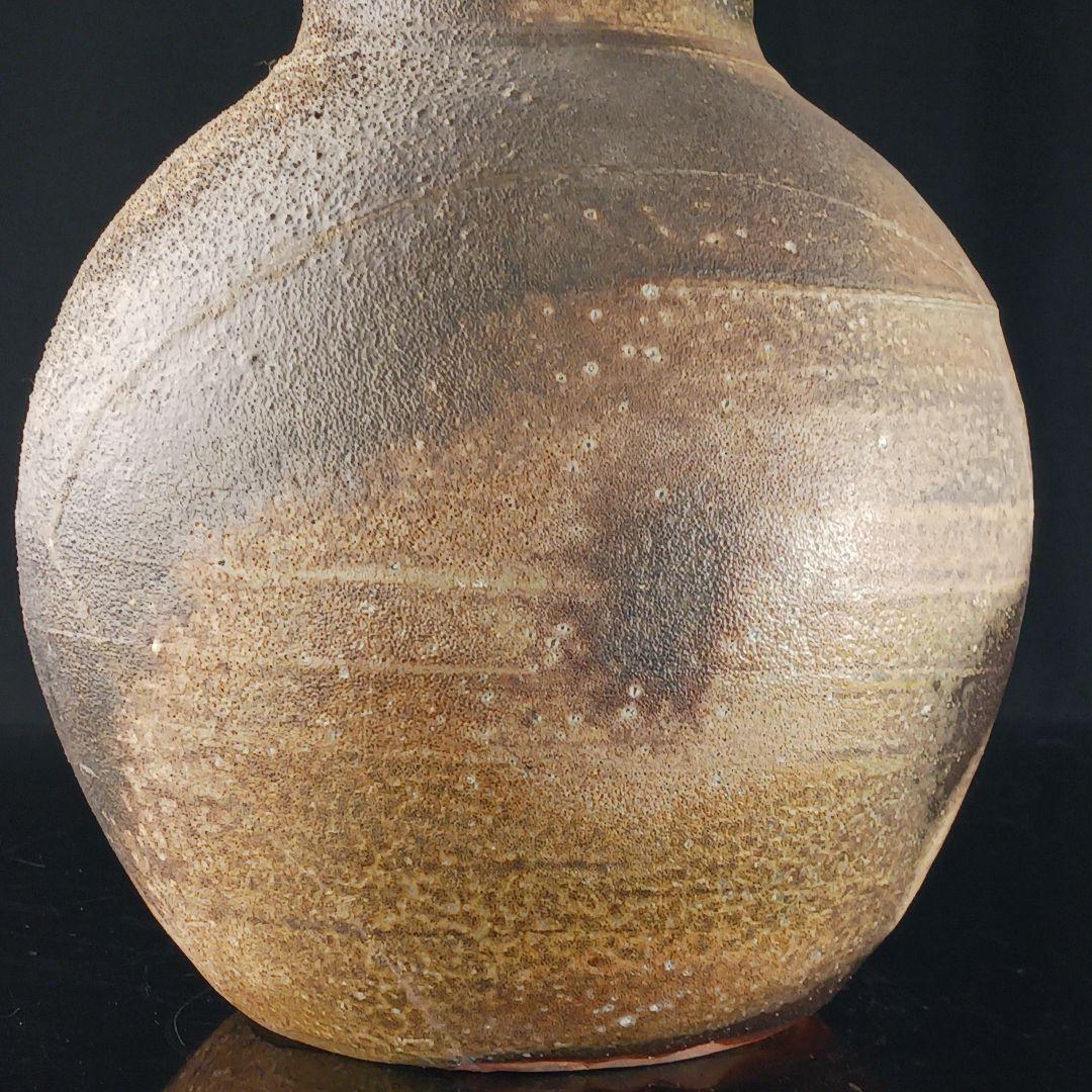 Y317-2 備前焼 最上位作品 人間国宝 藤原啓 本人作 備前大壷 二重共箱