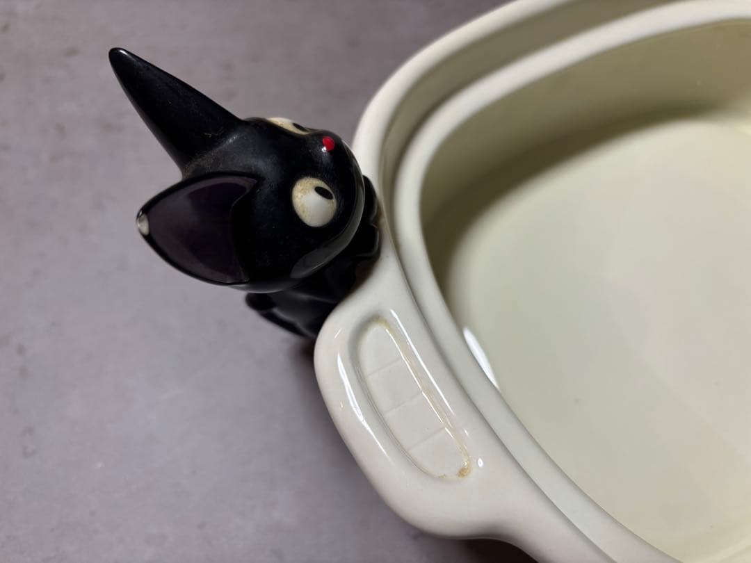 魔女の宅急便　ニシンのパイ　クッキージャー　ジジ付き　[難有り]