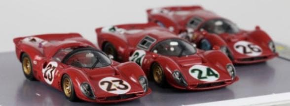 DMH 1/43 フェラーリ P3/4 330P4 412P 3台セット