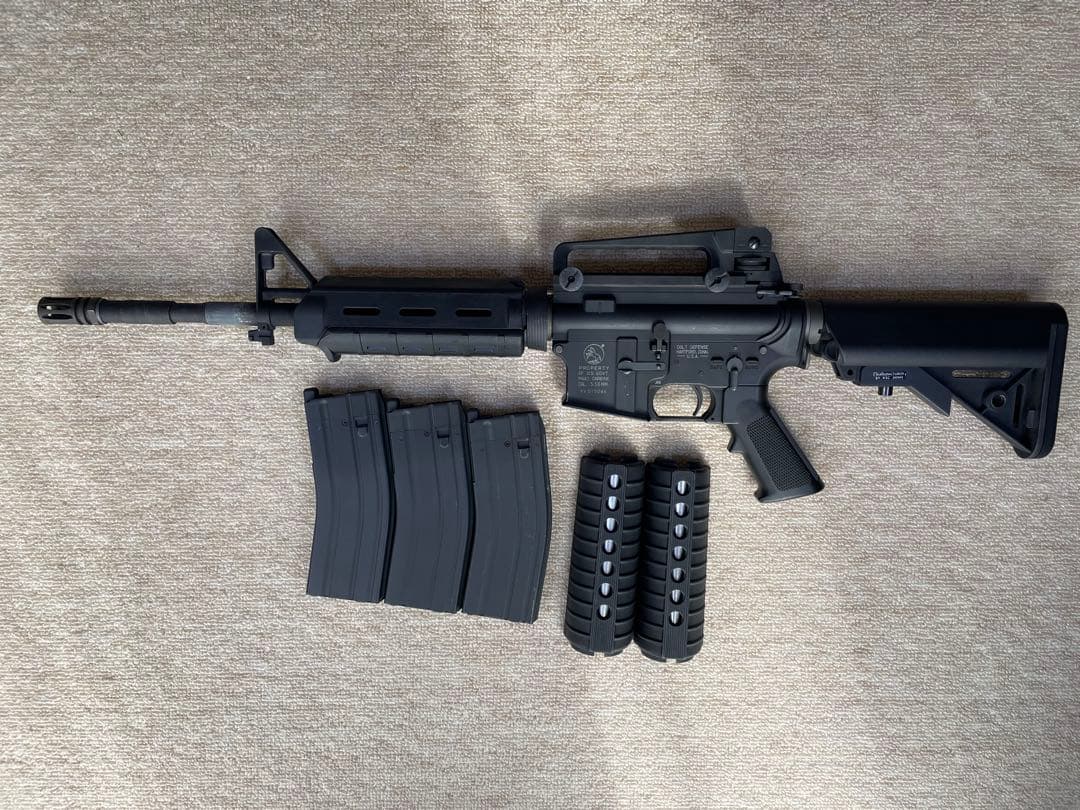 KSC M4ガスガン ブラック マガジン付き