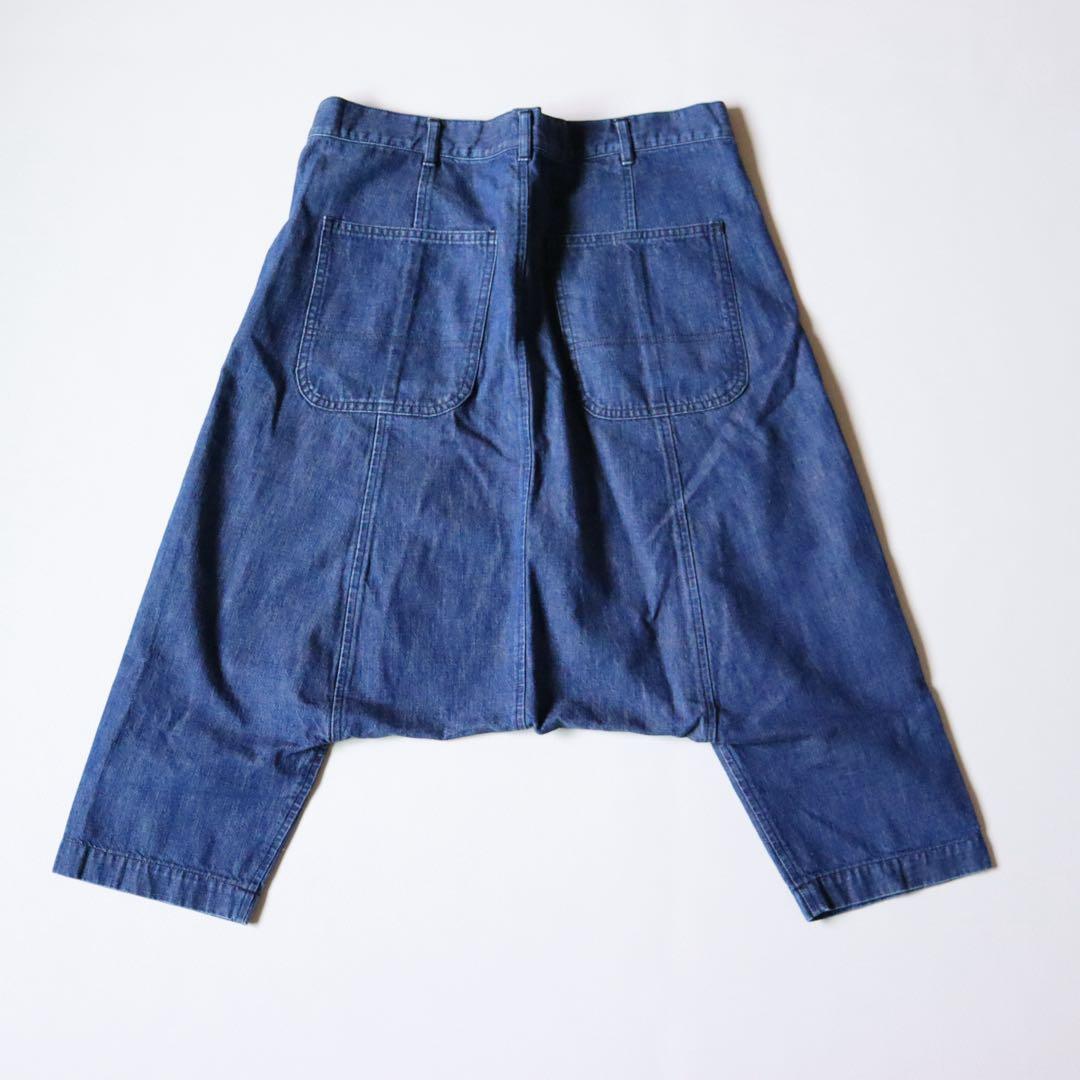 5088【極美品】コムデギャルソン サルエルパンツ クロップドパンツ デニム S